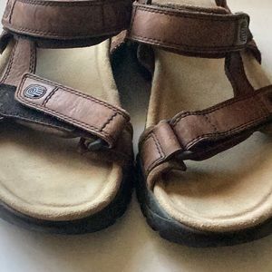 Mens Size 10 Waterproof Leather Teva Sandals
